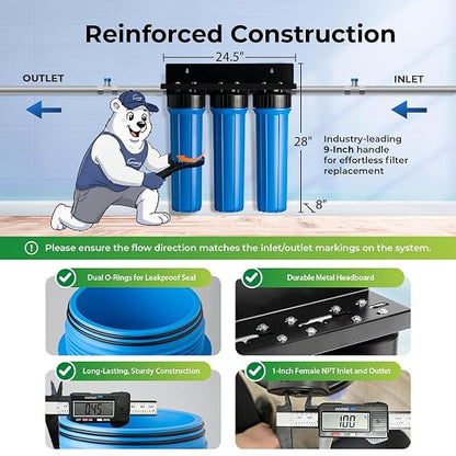 iSpring Chloramine & Heavy Metals Removal Whole House Water Filter System - Image 5