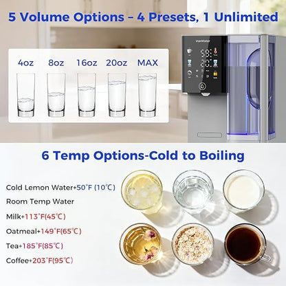 C5 Countertop Reverse Osmosis Water Filter, Hot and Cold RO System-3s Instant - Image 6
