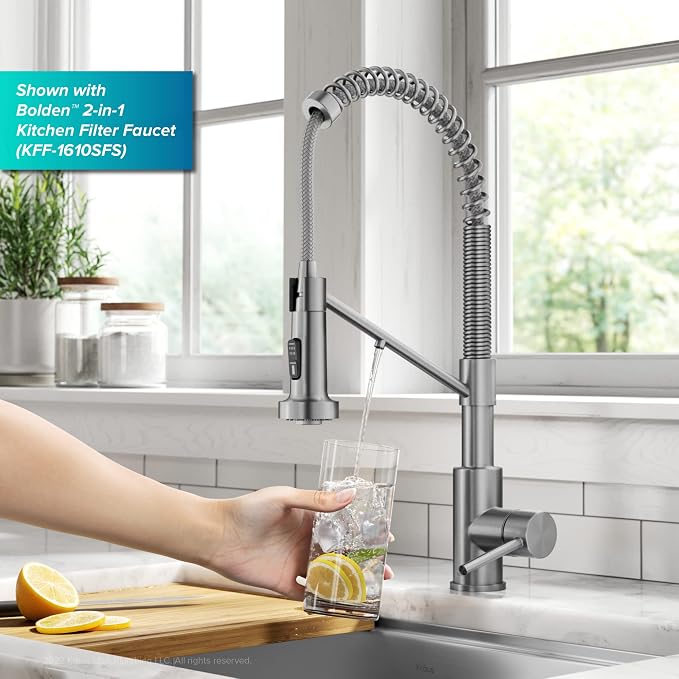 KRAUS Purita 2-Stage Carbon Block Under-Sink Water Filtration System - Image 12