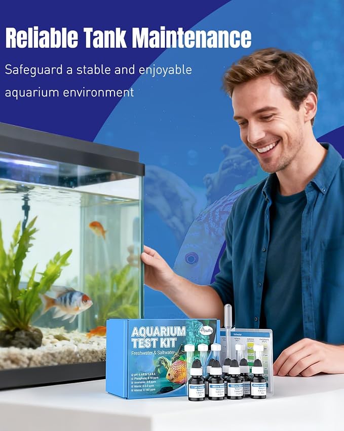 Pawfly 5 in 1 Aquarium Water Master Test Kit, Aquarium Water Test Kit Fish Tank - Image 7