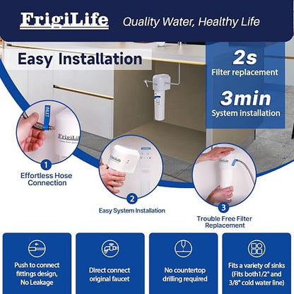 WFS5300A Under Sink Water Filter System, 3 Years, 22000 Gallons, Under Counter - Image 4
