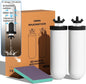 8.46-Inch 3-Stage Filtration Ceramic Purification Elements NSF/ANSI 42&372 by Joypur