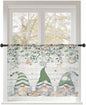 Sheer Curtains 54 Inch Length, Coastal Eucalyptus Leaf Semi Sheer Curtains by Unknown