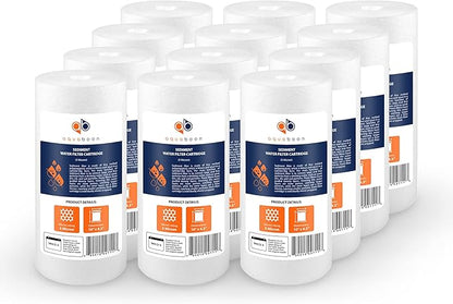 Aquaboon 5 Micron 10 x 4.5 Well Water Sediment Filter Replacement Whole House by Aquaboon