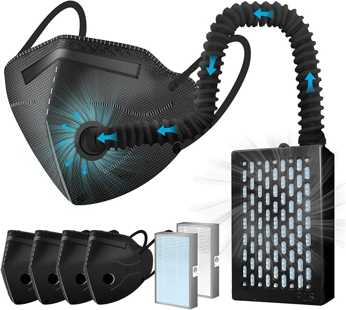 Electric Wearable Air Purifier Maskes, Air Supply, by Rsenr