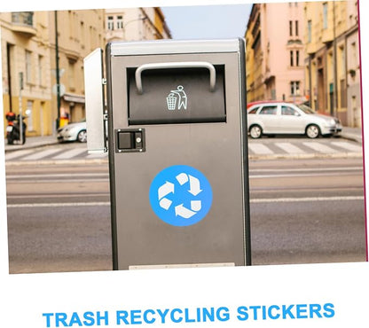12pcs Garbage Classification Stickers Self-Adhesive Trash Can Labels - Image 5