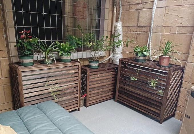 Weatherproof Outdoor Air Conditioner Cover Screen Fence - Image 3