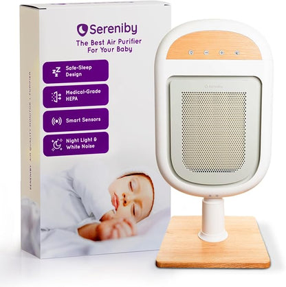 Air Purifier for Baby | Proprietary Safe-Sleep Design | Medical-Grade HEPA by Unknown