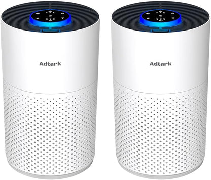 2 Pack Air Purifiers for Home Bedroom, ADTARK Air Cleaner by ADTARK