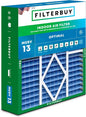Filterbuy 20x20x5 Air Filter MERV 13 Optimal Smoke & Allergy Defense, Pleated by Filterbuy