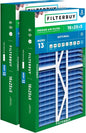 Filterbuy 16x25x5 Air Filter MERV 13 Optimal Smoke & Allergy Defense, Pleated by Filterbuy