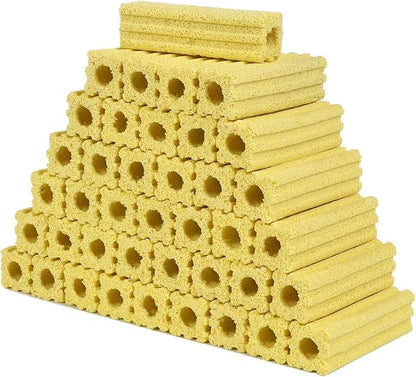 54pcs 3.8 Inch Aquarium Ceramic Bio Filter Media, Ceramic Bio Media Blocks by AFACYGN