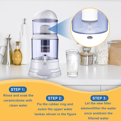 4Pack Replacement Ceramic Dome Water Filter 0.2 to 0.5 micron - Image 6