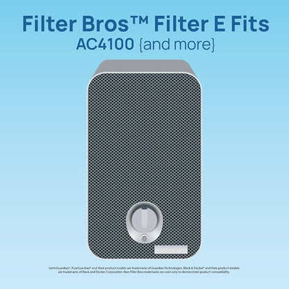 Filter Bros HEPA Filter E Replacement Fits GermGuardian FLT41002PK AC4100 AC4175 - Image 3