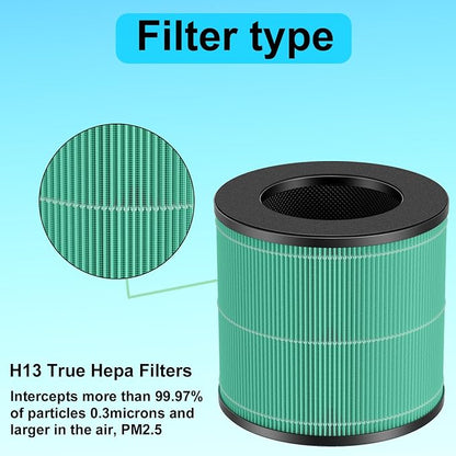 2 Pack AC300 True HEPA Replacement Filter Compatible - Image 4