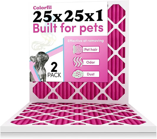25x25x1 Air Filter by Colorfil | Color Changing Filters by ColorfilAirFilters