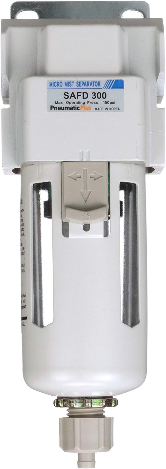 PneumaticPlus SAFD300-N03B Compressed Air Coalescing Filter, 0.01 Micron 3/8" - Image 2
