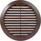 Brown 6" Inch Round Ventilation Grille by Unknown