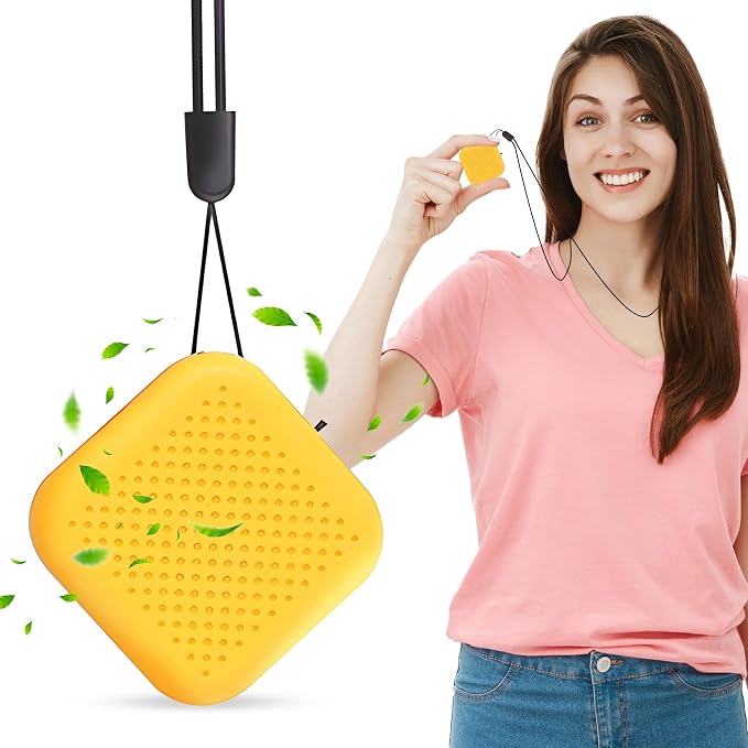 Portable Air Purifier for Travel, Car – Wearable/Neckless Filterless Ionic by LIFTHONSO