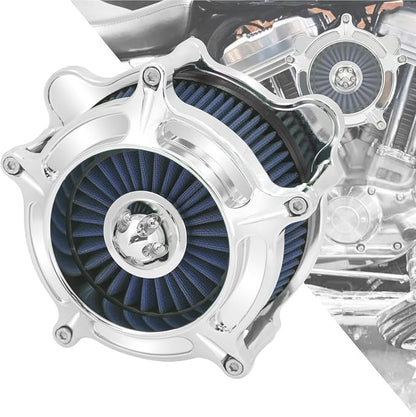 HDBUBALUS Motorcycle Air Filter Air Cleaner Intake System Cleaner Fit by HDBUBALUS