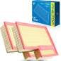 PHILTOP Engine Air Filter, CA11946 2PCS Compatible by PHILTOP