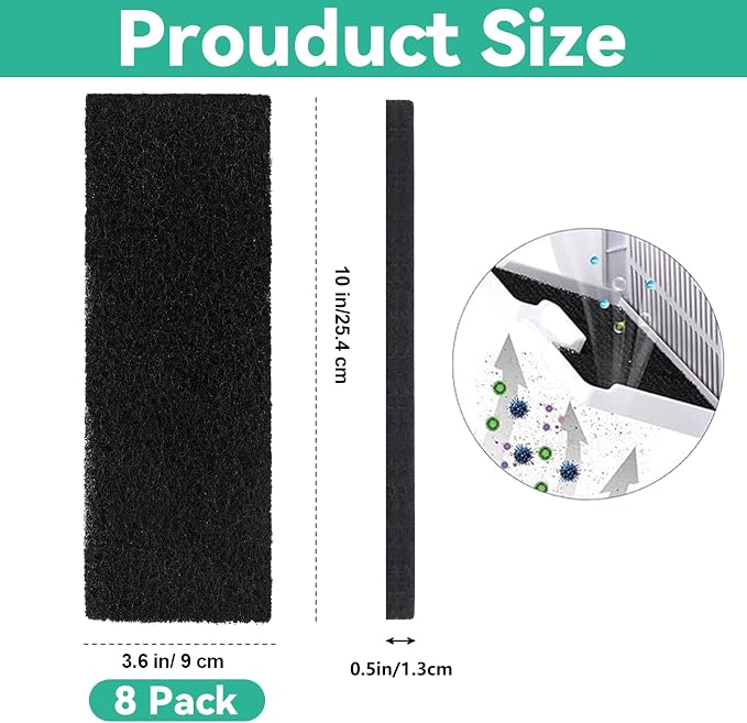 Lubise 8Pcs Carbon Filters Compatible - Image 2