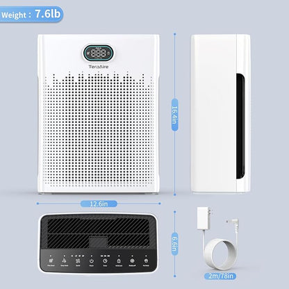 Air Purifiers for Home, PM 2.5 Air Quality Monitor Cover Up to 2200 Ft² - Image 8