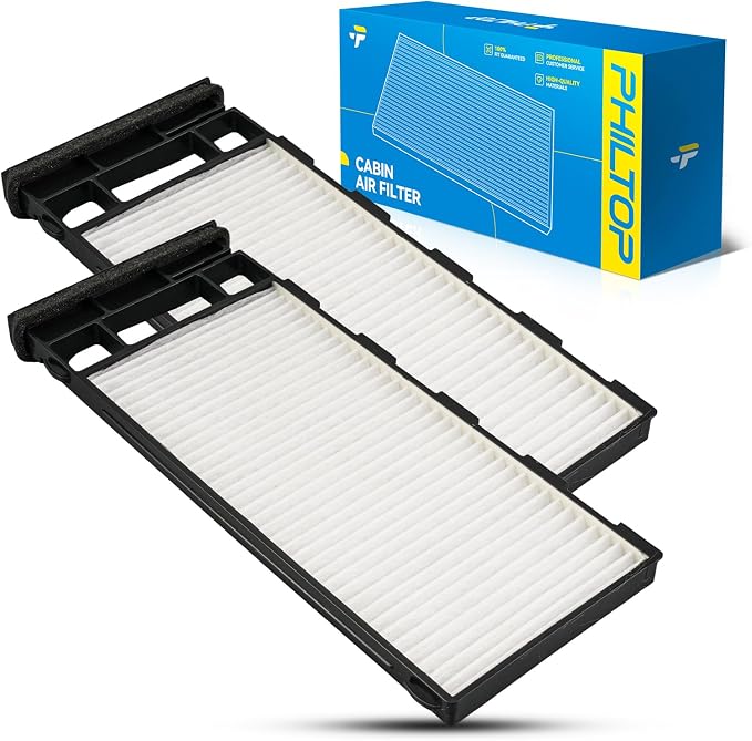 PHILTOP Cabin Air Filter w/Activated Carbon, Compatible by PHILTOP
