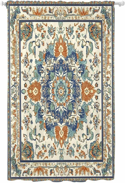 Sheer Curtains 108 Inches Long, Southwest Farmhouse Semi Sheer Curtains Light by Unknown