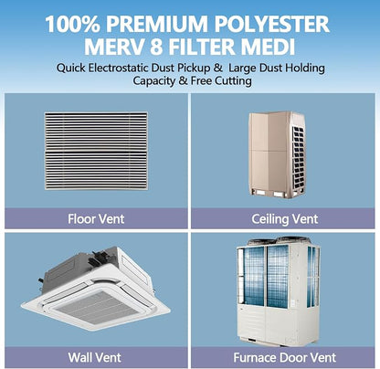 12" x 90" Air Vent Filters, - Image 5