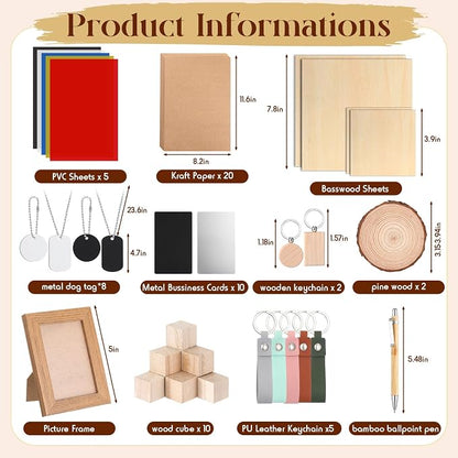 Tondiamo 76 Pcs Laser Material Explore Kit - Image 2