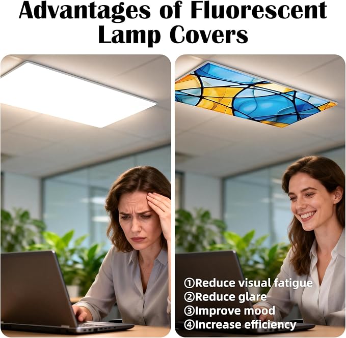 4 Pcs Fluorescent Light Covers - Image 5