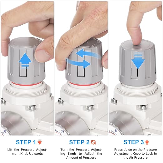 TAILONZ PNEUMATIC 0-150PSI 1/2 Inch NPT Grade 3 Stage Air Drying System - Image 6