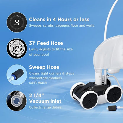 MAKHOON Upgrade Pool Pressure Side Sweeper: Professional Solution - Image 6