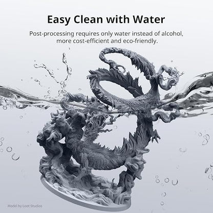 ANYCUBIC Water Washable 3D Printer Resin 2.0 Bundle, 405nm High Precision 3D - Image 2