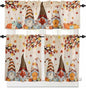 Fall Kitchen Curtain Set, Light Filtering Short Curtains Valance by Unknown