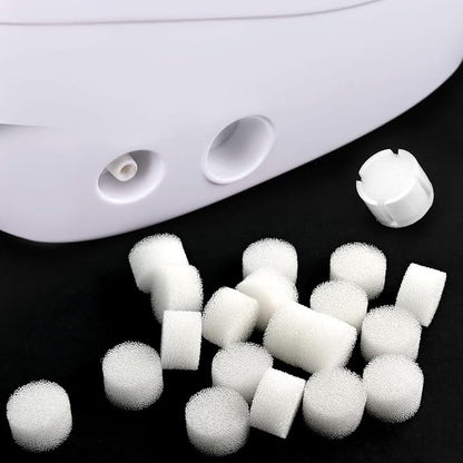 Air Filter Sponge, Compressor Replacement System, Round White Breathable Foam - Image 5