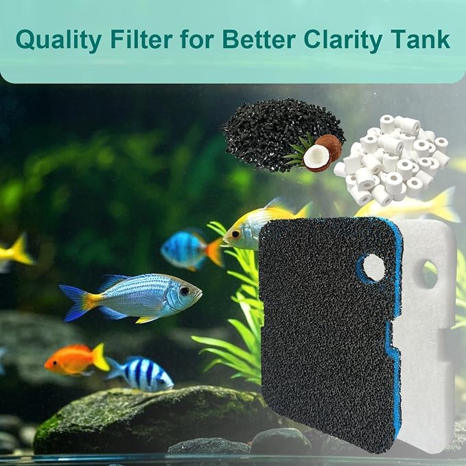 16 Pack Aquarium Filter Media Set Replacement - Image 8
