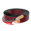 Mygatti 16/2 Gauge Speaker Wire 40FT, 16 AWG 2 Conductors OFC Pure Copper Electrical Red Black Cable for Car Speakers Stereo, Home Theater, Automotive Wire, Aluminum Foil Shield, Flexible Clear PVC