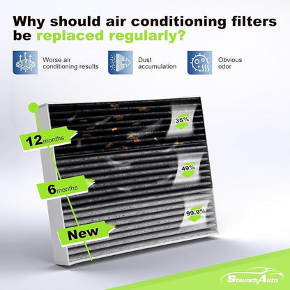 Engine & Cabin Air Filter Set for Volkswagen Atlas 2018-2024 2025 2026 2.0L - Image 4
