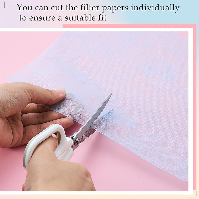 400 Sheets Nail Dust Collector Filter Paper Disposable Nail Dust Suction - Image 3