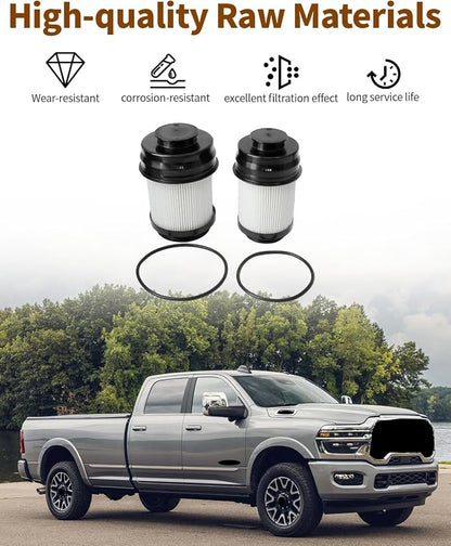 68677800AA Fuel Filter Kit Fit for Ram 2500 3500 4500 5500 Truck 2025 2026 6.7L - Image 3