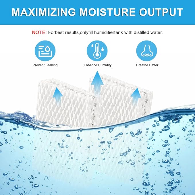 2Pcs WF813 Humidifier Filters Replacement Wick Filter Compatible - Image 4