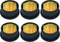 Zorfeter 6PCS Air Compressor Silencer Filter Elements by Zorfeter
