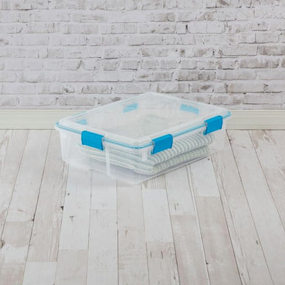 Sterilite 8-Pack Gasket Box, Weather-Resistant Storage Bins - Image 5