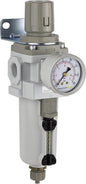 PneumaticPlus SAW400-N04BG-MEP Compressed Air Filter Regulator Piggyback Combo by PneumaticPlus