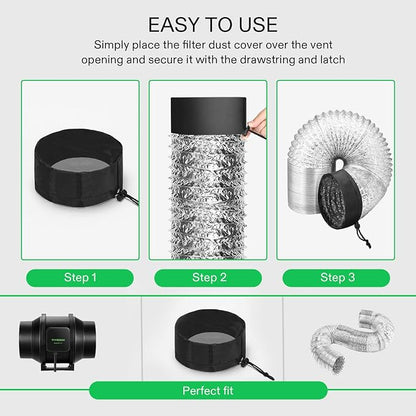 VIVOSUN 2-Pcs. Grow Tent Vent Cover - Image 5