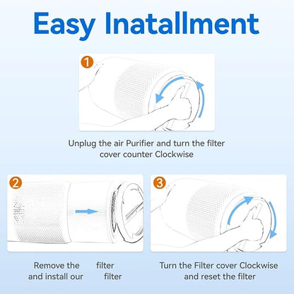 2Pcs Fit For 511 True Filter Replacement, Compatible For Blueair - Image 4