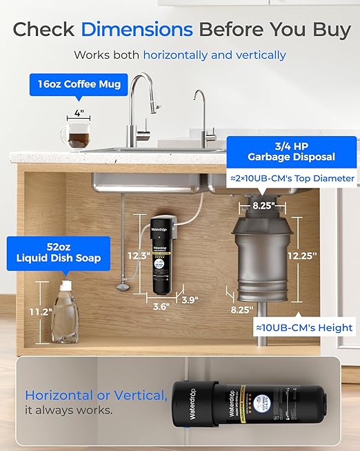 Waterdrop 10UB-CM 6 Months Under Sink Water Filter - Image 6