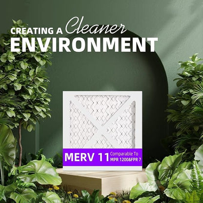 10x20x1 MERV 11 Pleated Air Filter MPR 1200 & FPR 7, Furnace Air Filters - Image 4